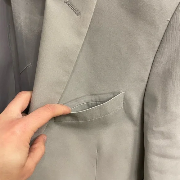 JCrew Gray Thompson Sport Coat Jacket 40R - Picture 7 of 9